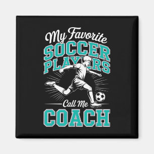 Aimant Entraîneur de football masculin Mes joueurs de foo