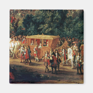 Aimant Entrée de Louis XIV et de Maria Theresa dans