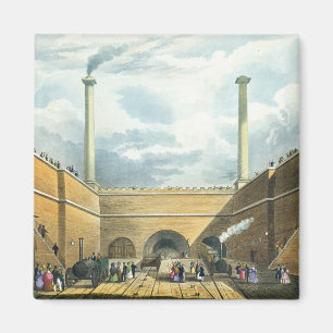 Aimant Entrée du chemin de fer à Edge Hill, Liverpool, p