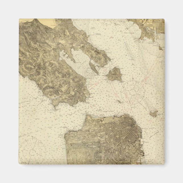 Aimant Entrée San Francisco, Californie 2 (Devant)