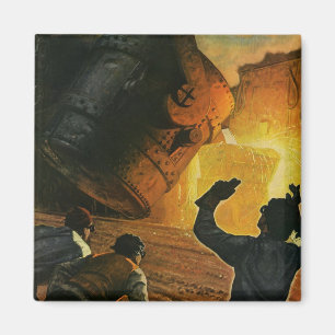 Aimant Entreprise vintage, industrie de la fabrication de