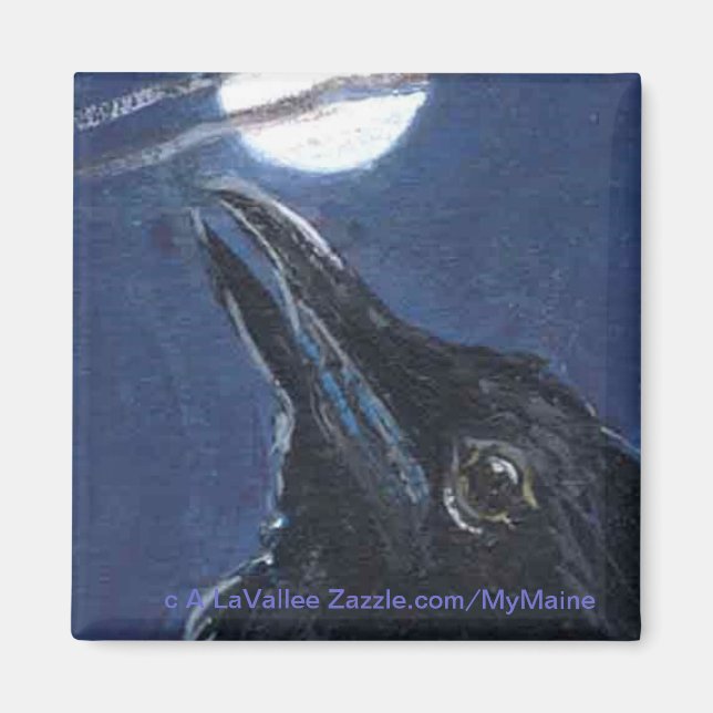 Aimant Envolez-moi vers la lune Baby Crow (Devant)
