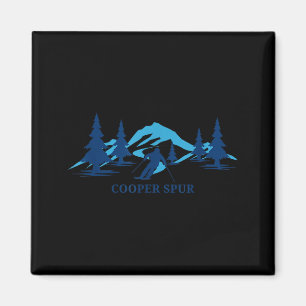 Aimant éperon de Cooper station de ski de l'Oregon skieur