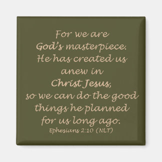 Aimant Éphésiens 2:10 (NLT)