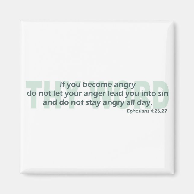 Aimant Éphésiens 4 : 26-27 (Devant)