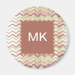 Aimant Épice de scribble Chevron ZigZag