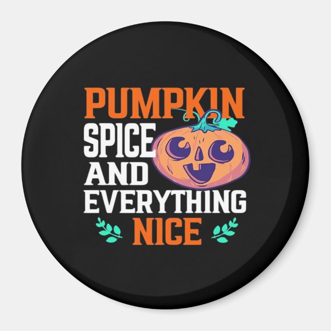 Aimant Épices citrouilles Et Tout Bien Essentiel (Devant)