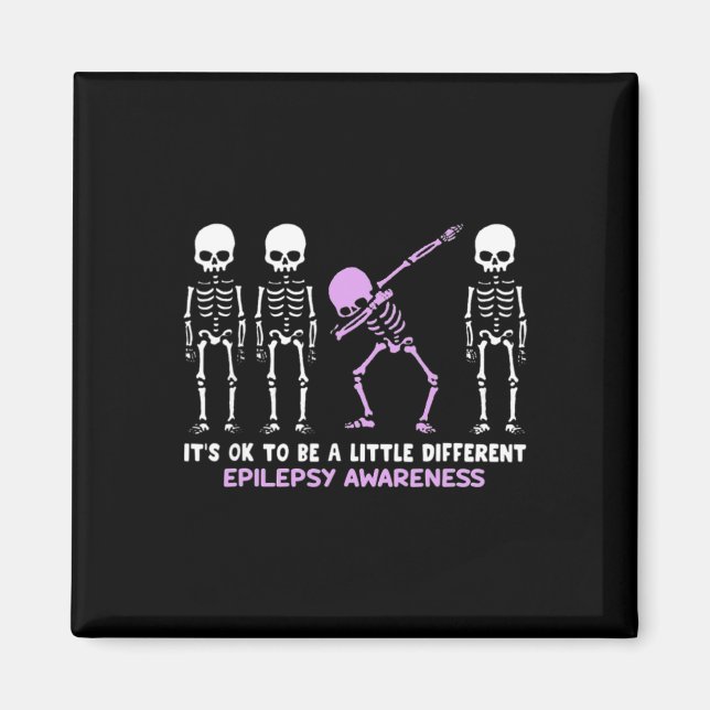 Aimant Epilepsy Awareness It's Ok To Be A Little Differen (Devant)