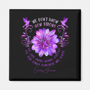 Aimant EPILEPSY SENSIBILISATION Flower Nous ne savons pas