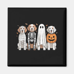Aimant Épouvantail Anglais Setter Citrouille Halloween Ch