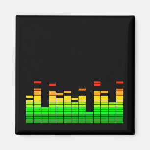Aimant Equalizer Vibes from the Beat of DJ Music decor