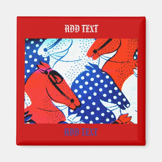 Aimant équestre américain (Devant)