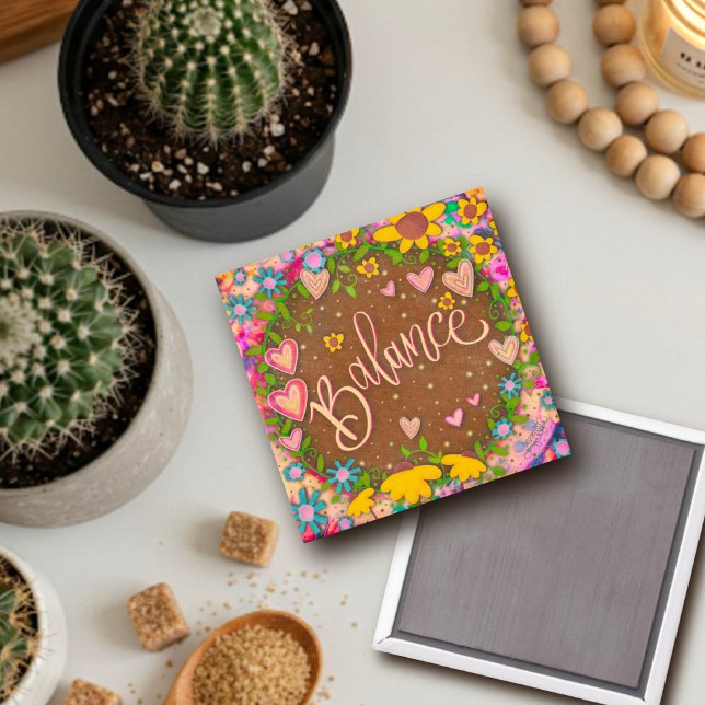Aimant Équilibrer Plutôt Amusant Floral Moderne Inspirivi (Créateur téléchargé)