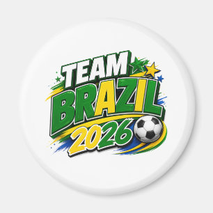 Aimant ÉQUIPE BRÉSIL 2026 Fan Brésilien Ma