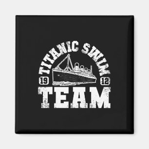 Aimant Équipe De Baignade Titanique - Baignade Amusante E