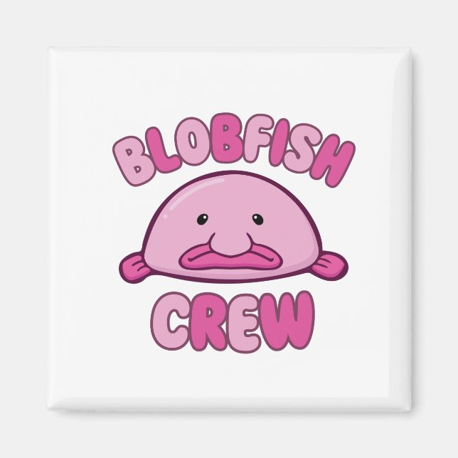 Aimant Équipe de Blobfish (Devant)