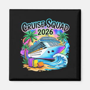 Aimant Équipe de croisière 2026 Groupe familial correspon