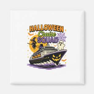 Aimant Équipe de croisière effrayante Halloween