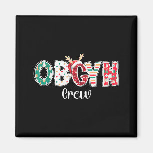 Aimant Équipe de gynéco-obstétrique de Noël Crew Obstétri