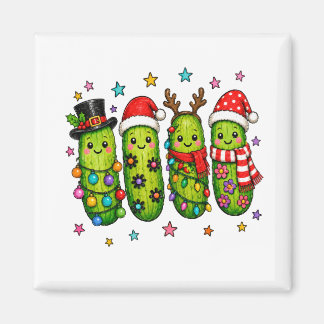 Aimant Équipe de Pickle de Noël