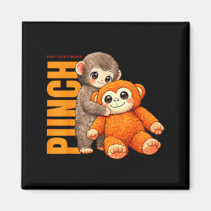 Aimant Équipe de poing - bébé singe poing 