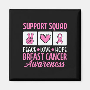 Aimant Équipe De Soutien Au Cancer Du Sein Pour Les Guerr