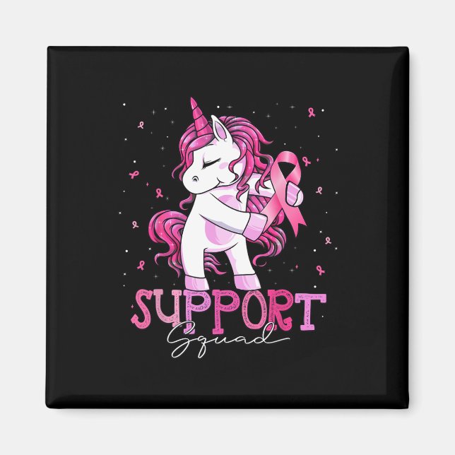 Aimant Équipe de soutien contre le cancer Chemise Sensibi (Devant)