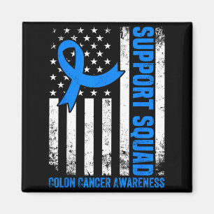 Aimant Équipe de soutien drapeau américain États-Unis can