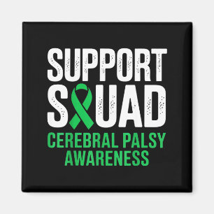 Aimant Équipe de soutien Sensibilisation à la paralysie c