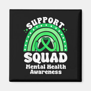 Aimant Équipe de soutien Sensibilisation à la santé menta