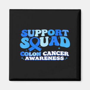 Aimant Équipe de soutien, sensibilisation au cancer du cô