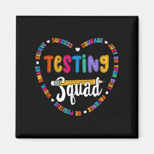 Aimant Équipe de test Jour de motivation Test Paroles Cœu
