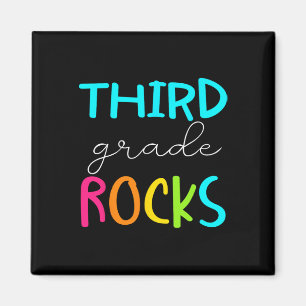 Aimant Équipe des Rocks de 3e année Enseignant