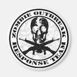 Aimant Équipe d'intervention en cas d'éclosion de zombie