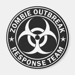 Aimant Équipe d'intervention en cas d'épidémie de zombie