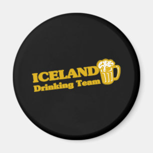 Aimant Équipe d'Islande de boisson