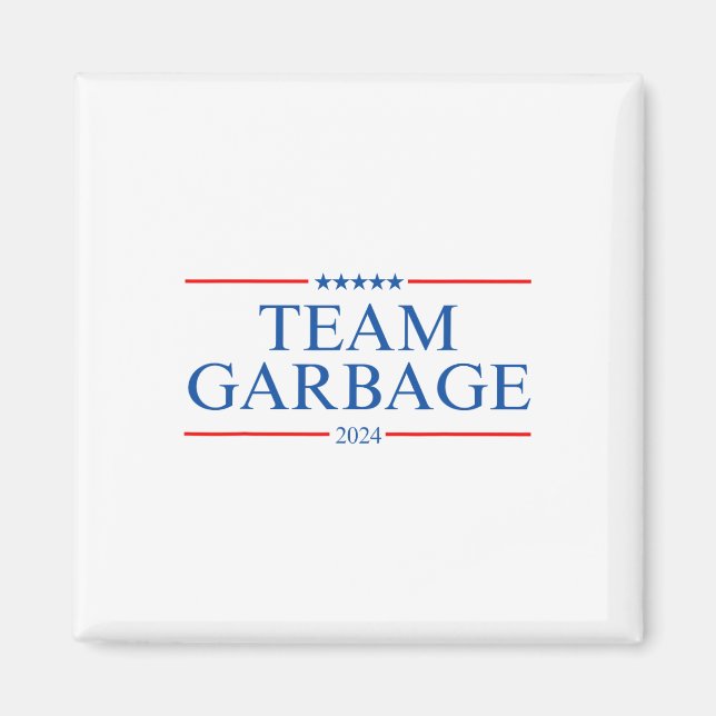 Aimant Équipe Garbage 2024 (Devant)