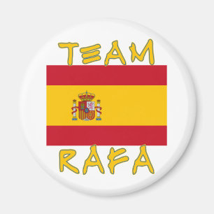 Aimant Équipe Rafa avec drapeau espagnol