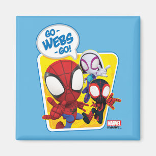 Aimant Équipe Spidey : Go-Webs-Go!