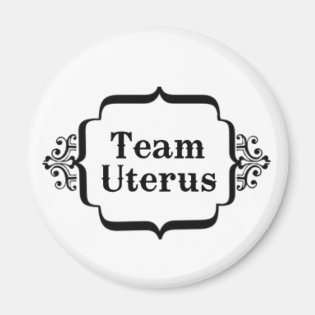 Aimant Équipe Uterus (Devant)