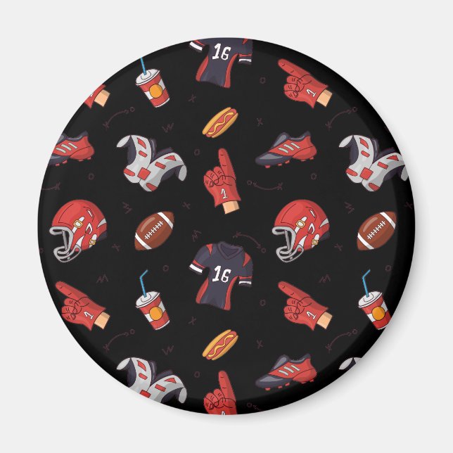 Aimant Équipement sportif de football avec Motif alimenta (Devant)