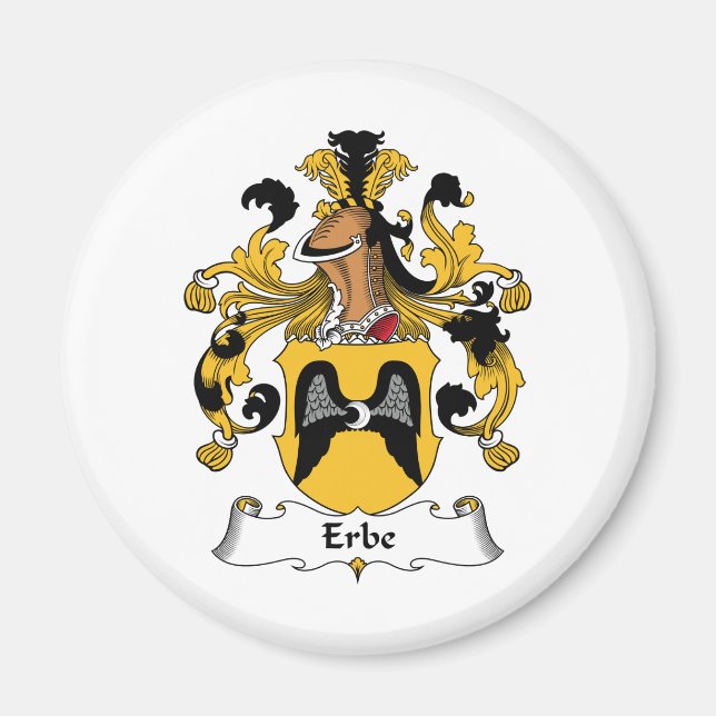 Aimant Erbe Family Crest (Devant)