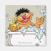 Ernie vintage dans la baignoire