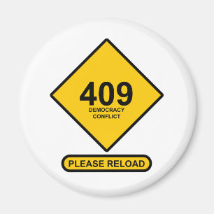 Aimant Erreur 409 : Conflit démocratique
