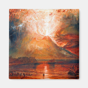Aimant Éruption du Vésuve William Turner