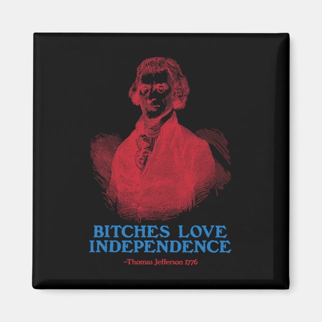 Aimant Es Love Indépendance Pères fondateurs Funny 4e De (Devant)