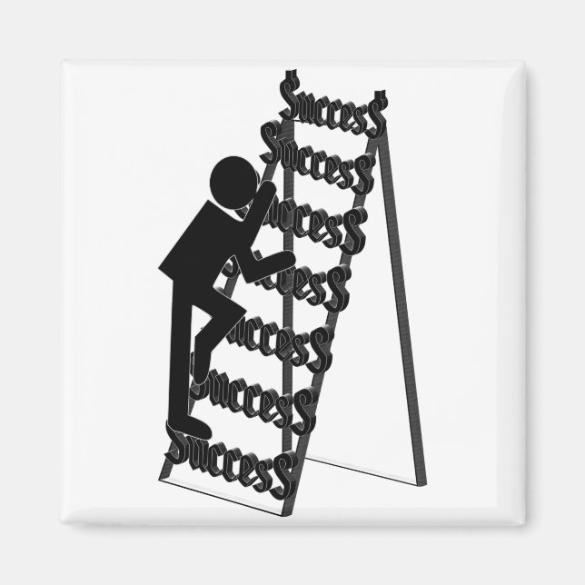Aimant Escalade de l'échelle de succès (Devant)