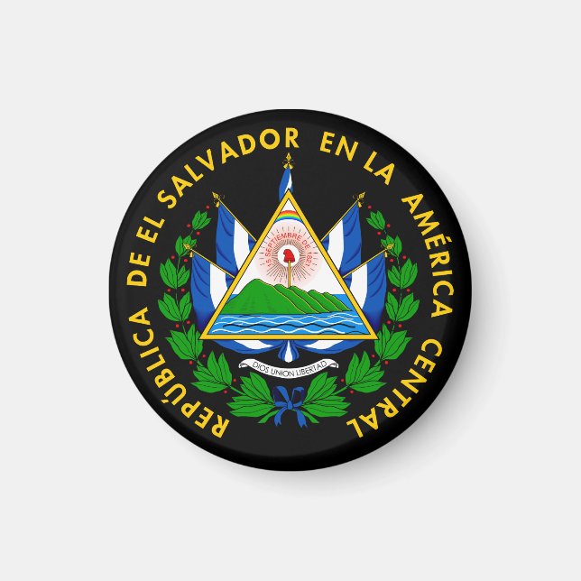 Aimant Escudo de El Salvador (Devant)