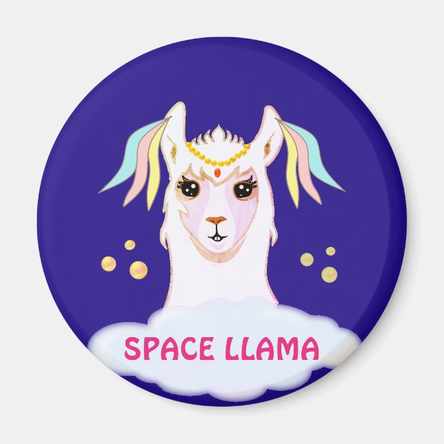 Aimant Espace Llama (Devant)
