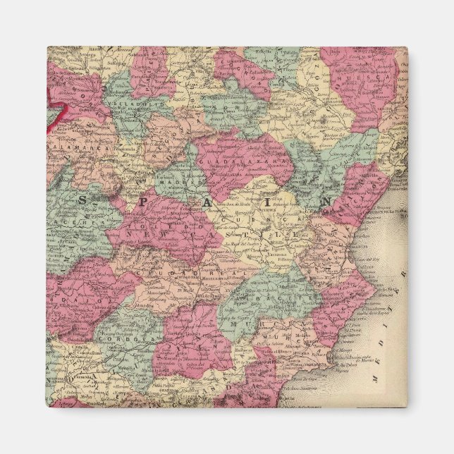 Aimant Espagne et Portugal 13 (Devant)